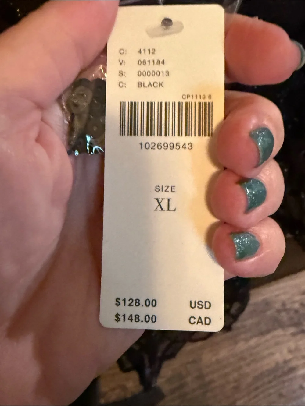 Anthropologie semi-sheer sequin blouse-New with tag! - Picture 9 of 10